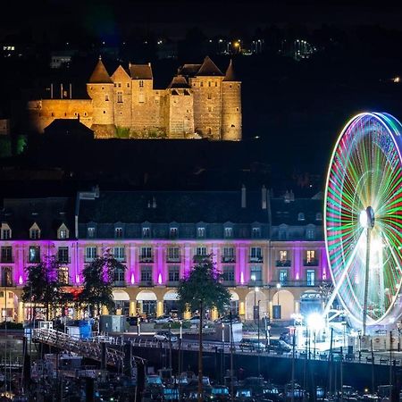 L Effet Mer 70M2 Avec 2 Chambres Doubles Avec Parking 1 Voiture Gratuit, Netflix Disney Plus Disponible Lits Faits A L Arrive Serviettes De Toilettes Fournies 迪耶普 外观 照片