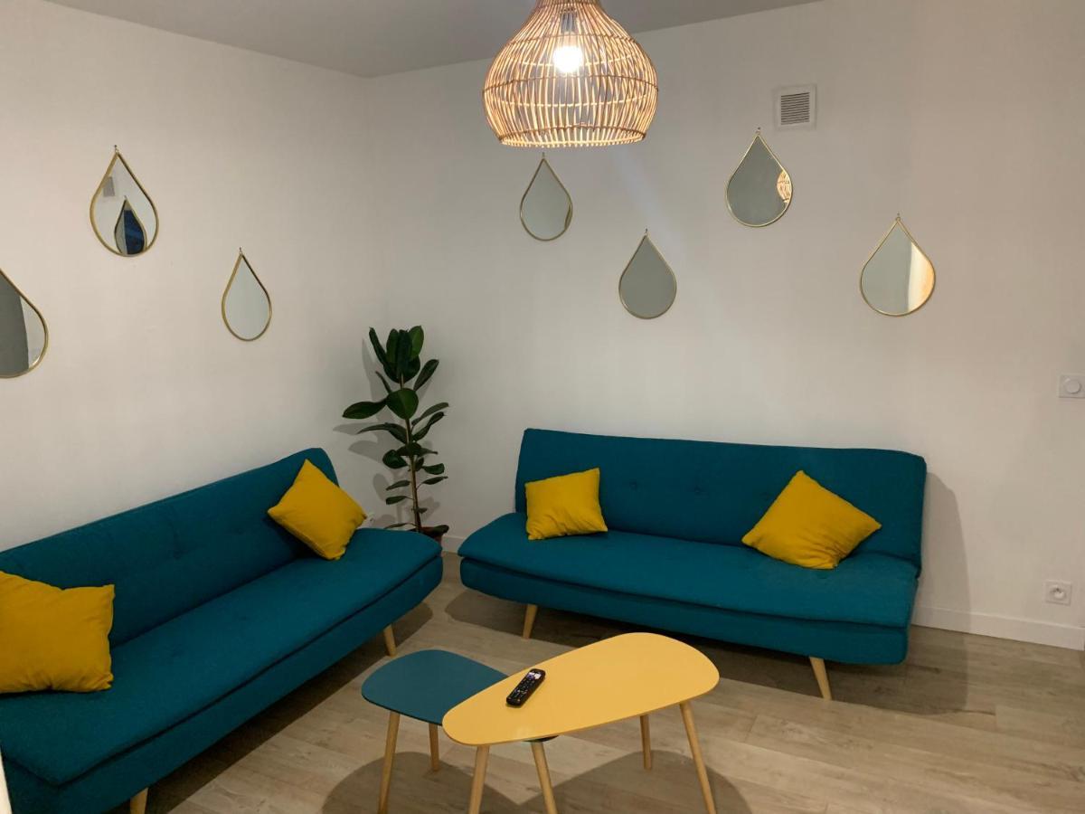 L Effet Mer 70M2 Avec 2 Chambres Doubles Avec Parking 1 Voiture Gratuit, Netflix Disney Plus Disponible Lits Faits A L Arrive Serviettes De Toilettes Fournies 迪耶普 外观 照片