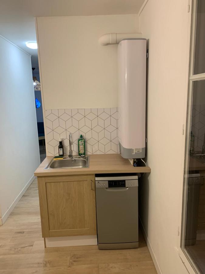 L Effet Mer 70M2 Avec 2 Chambres Doubles Avec Parking 1 Voiture Gratuit, Netflix Disney Plus Disponible Lits Faits A L Arrive Serviettes De Toilettes Fournies 迪耶普 外观 照片